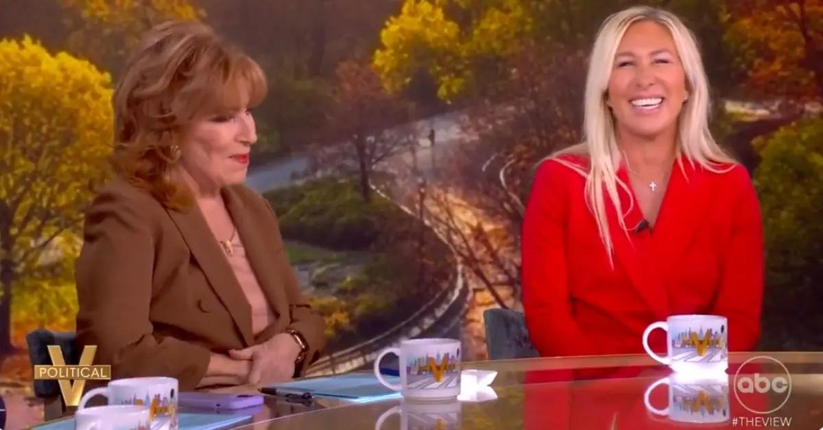 Photo of Joy Behar cracked a few jokes with the politician that made her laugh.