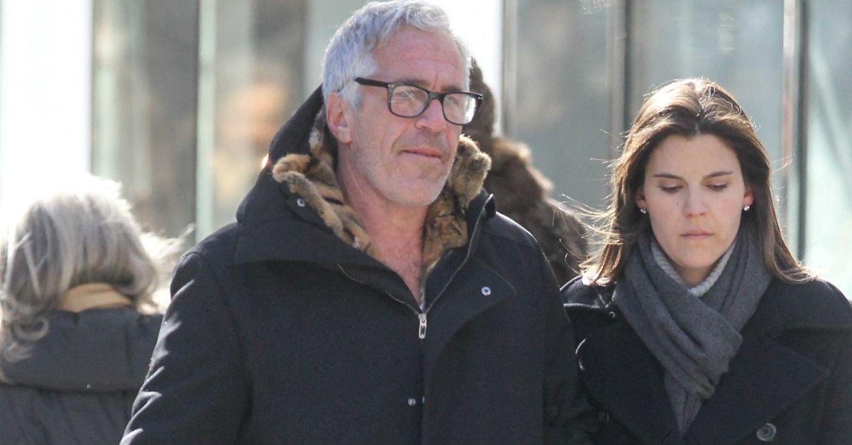 image of Jeffrey Epstein pictured with assistant Sarah Kellen in 2012.