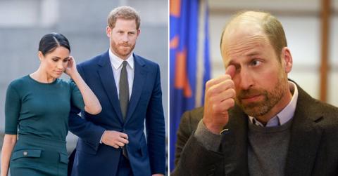 photo of Meghan Markle, Prince Harry and Prince William