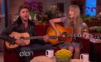 Zac efron taylor swift ellen feb21nea.jpg