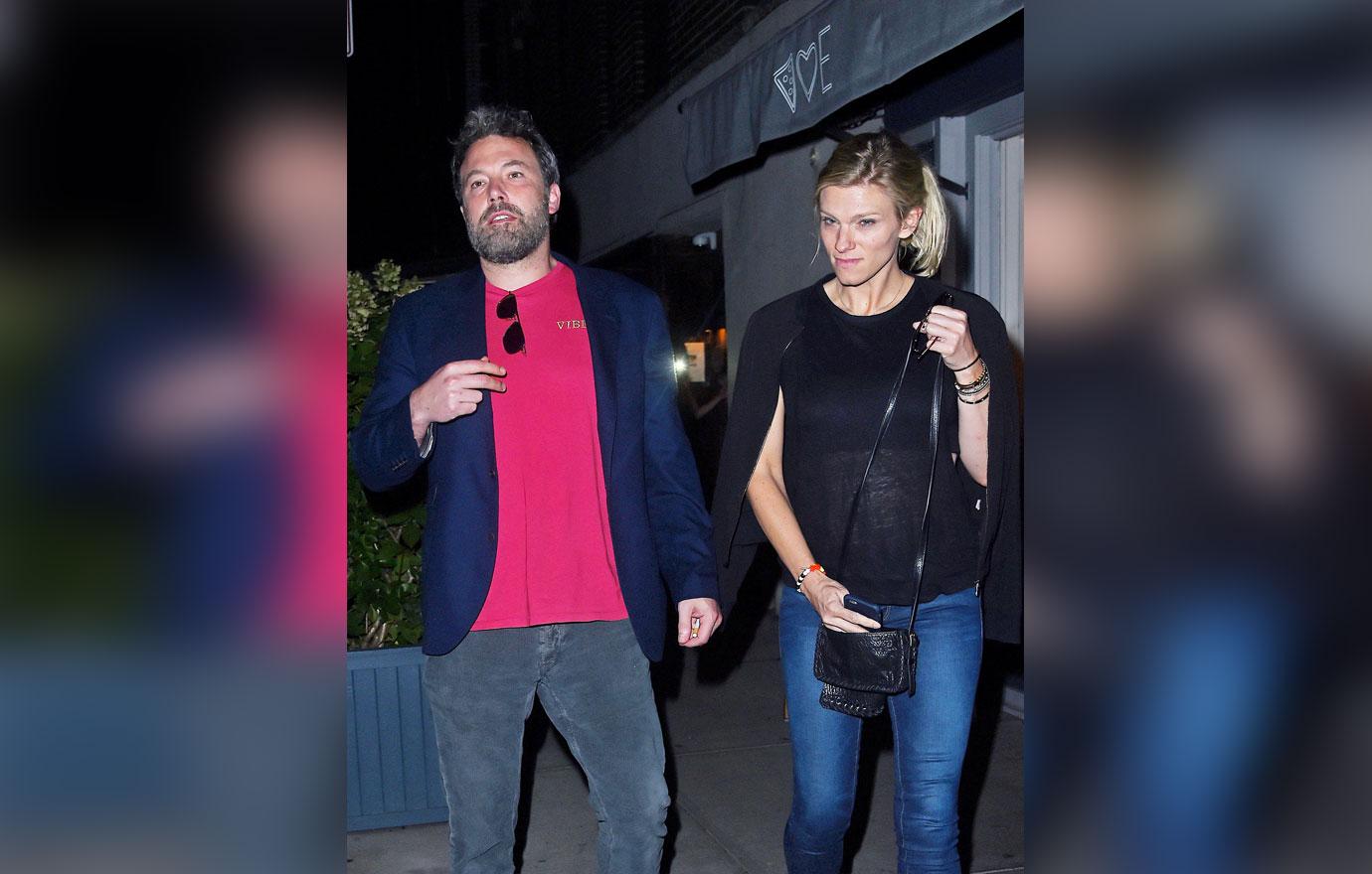 Ben Affleck and Lindsay Shookus dinner date at Ma&#8217;s Farmhouse in West Village