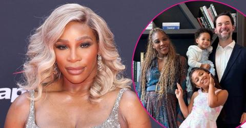 Photo of Serena Williams and her family