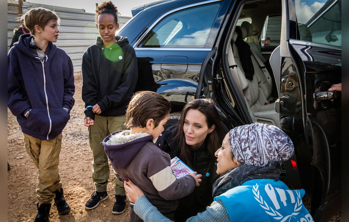 Angelina jolie zahara shiloh syrian refugees trip 3