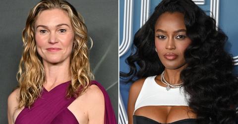 Split photo of Julia Stiles and Ciara Miller