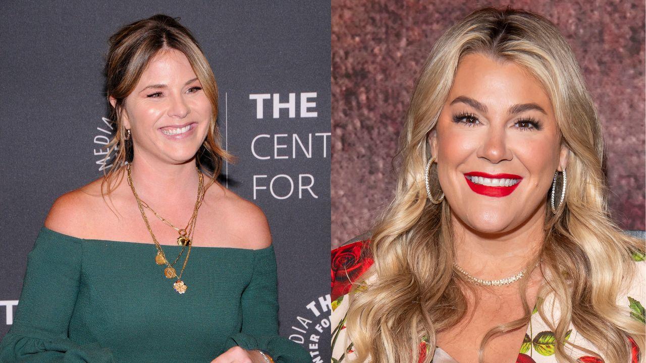 Split image of Jenna Bush Hager and Heather McMahan.
