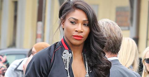 Serena Williams arriving at Gucci SS2017 women Fashion show during Milan Fashion Week