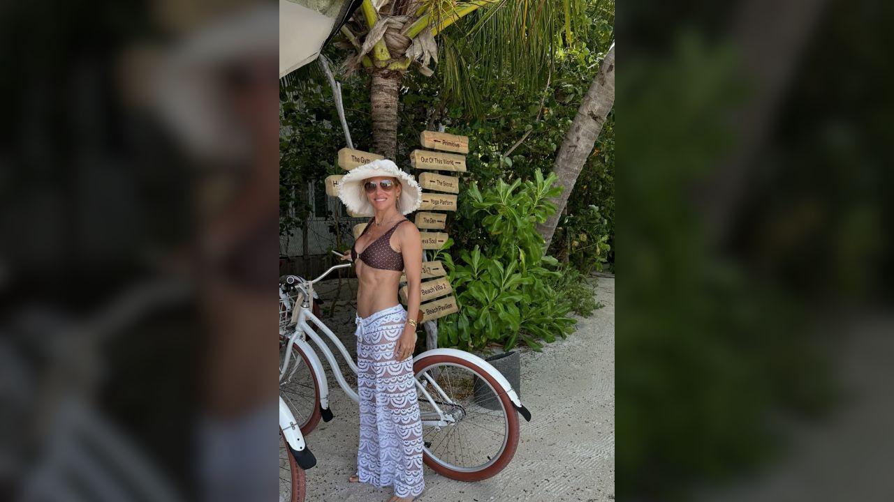 Photo of Elsa Pataky went on a bike ride.