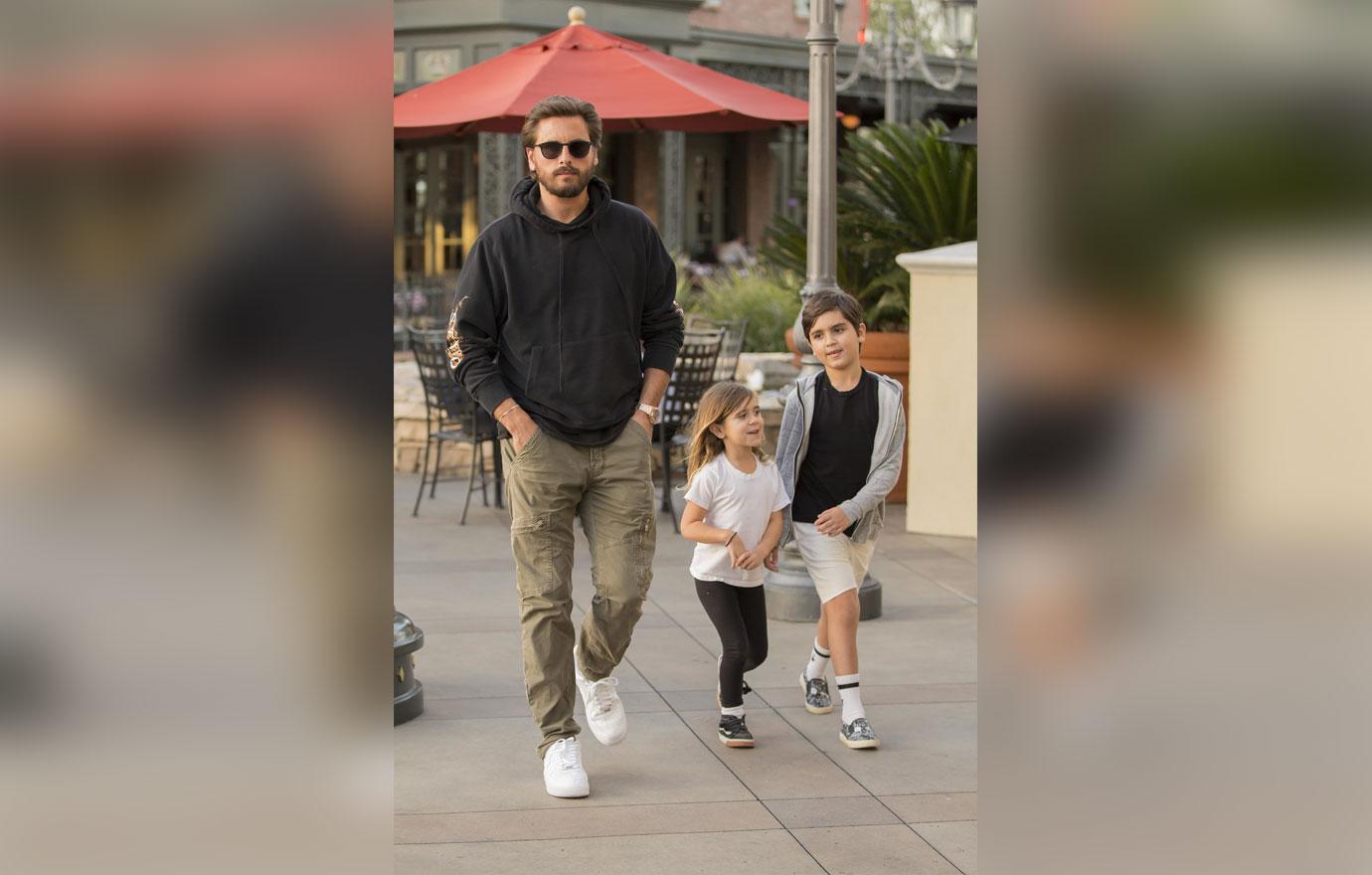 *EXCLUSIVE* Scott Disick takes a break from Sofia Richie to spend time with his kids