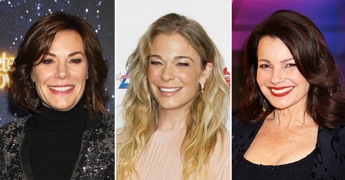 dancing with the stars season  leann rimes fran drescher luann de lesseps