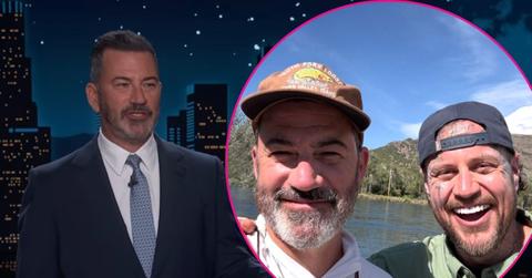 Composite photo of Jimmy Kimmel and Jelly Roll.