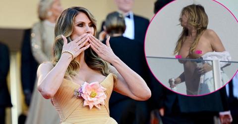 heidi klum naked cannes balcony ok pp