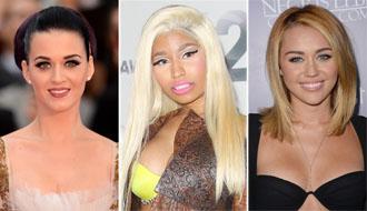 Katy perry0nicki minaj miley cyrus july9 idol.jpg