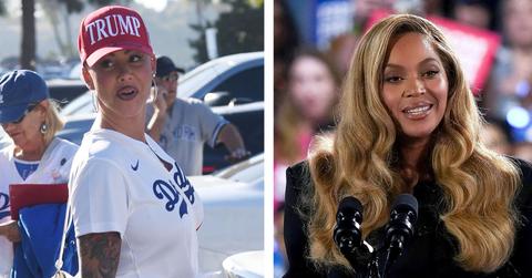 Composite photo of Amber Rose and Beyoncé.