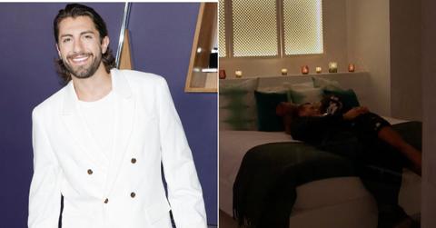 Photo of Jason Tartick, Colton Underwood and Tayshia Adams