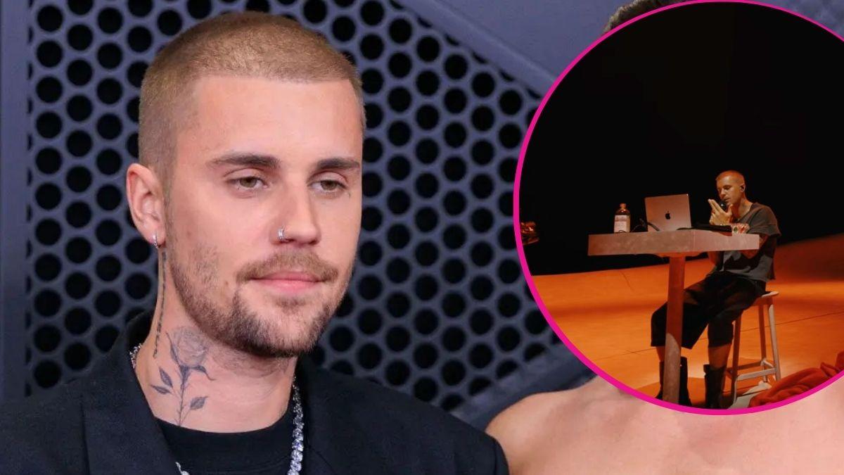 image and inset of Justin Bieber 