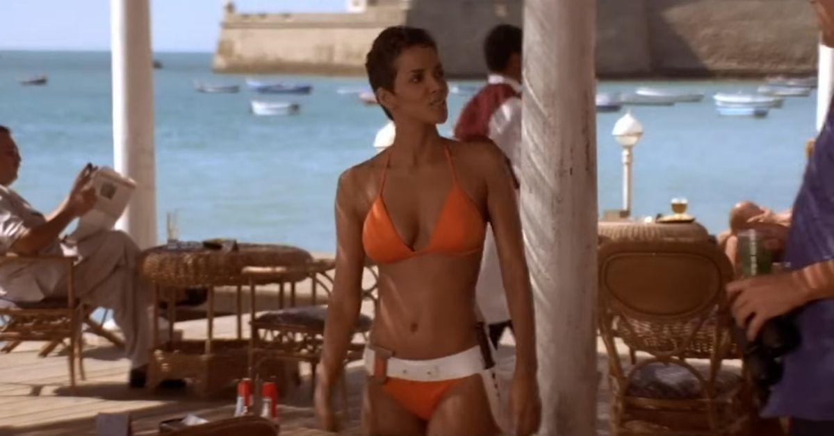 image of Halle Berry previously said selecting the swimsuit required extensive fittings.
