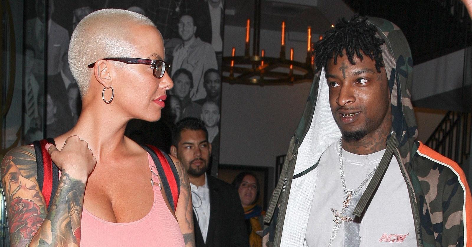 Who was the rapper that amber rose was dating?