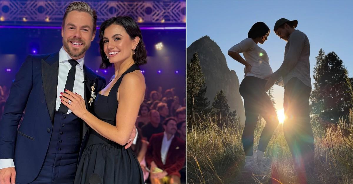 photo of Hayley Erbert, Derek Hough. 