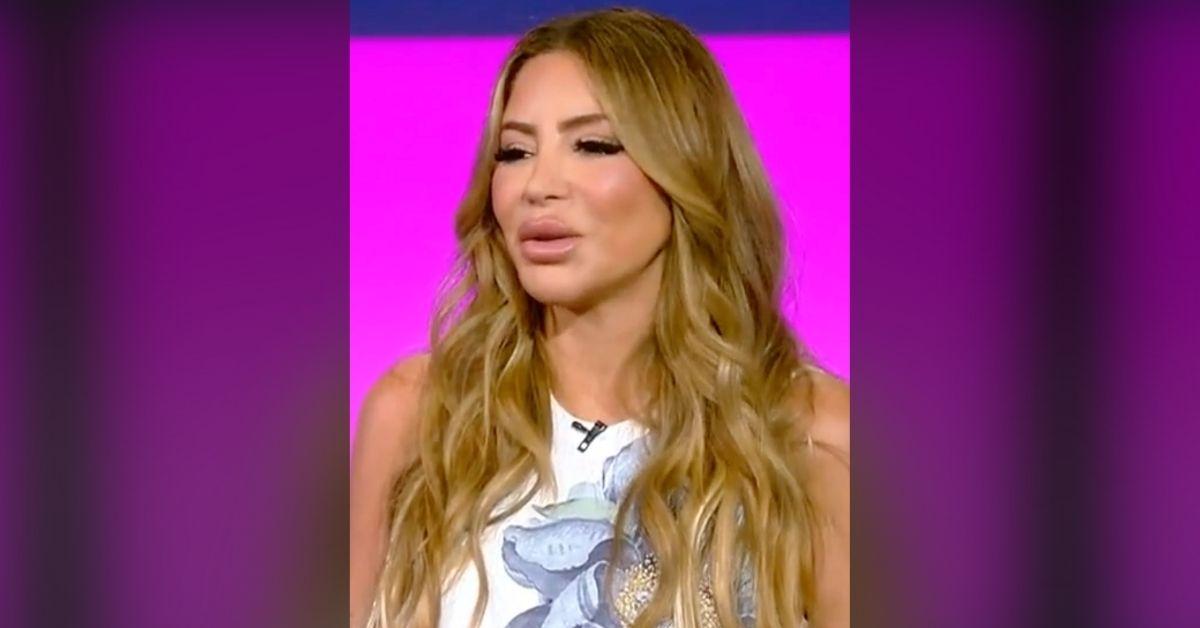 Photo of Larsa Pippen's face looked puffier than usual.