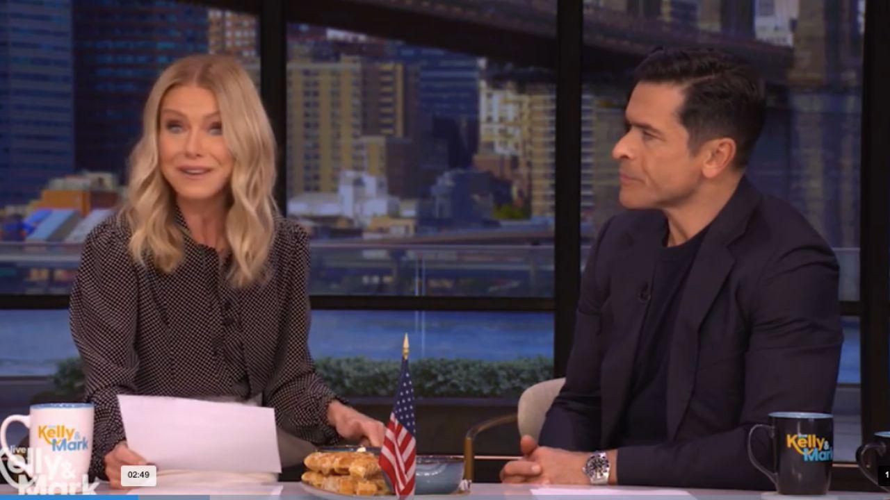 Image of Mark Consuelos and Kelly Ripa had a similar conversation in November 2025.