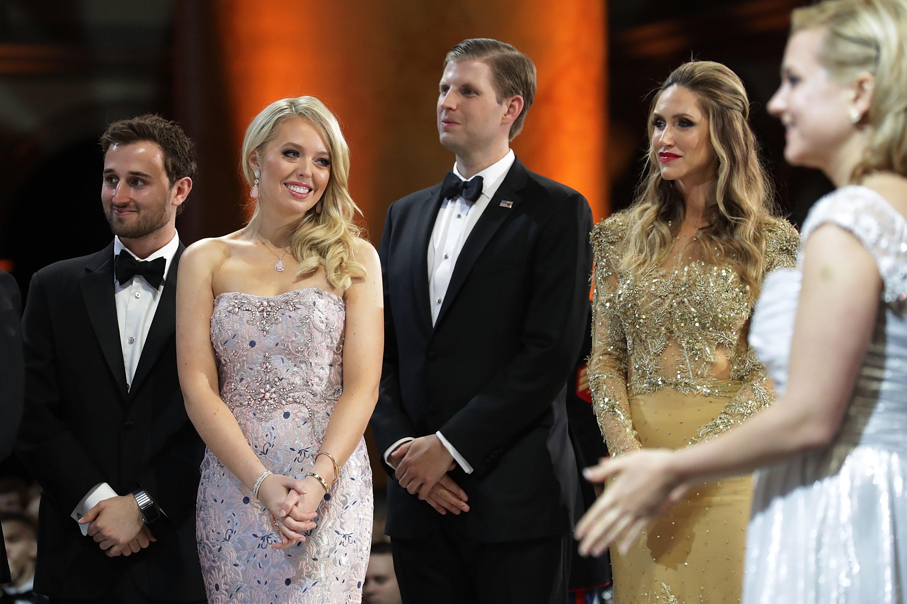 President Donald Trump Attends A Salute To Our Armed Services Ball