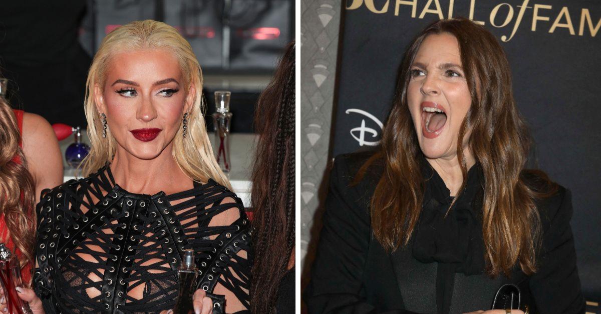 image of Kaley Cuoco reacted with surprise during the conversation.