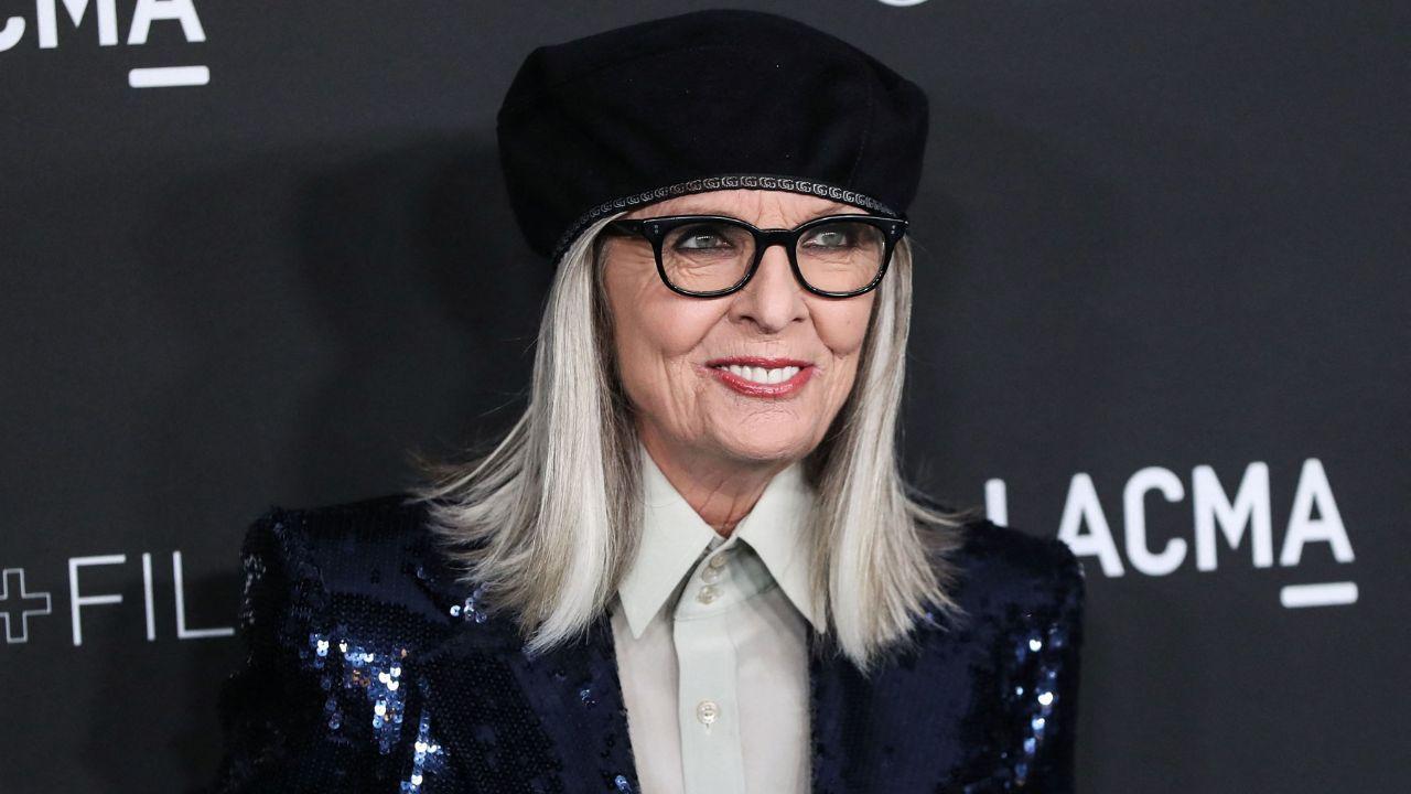 image of Diane Keaton's one year death anniversary.