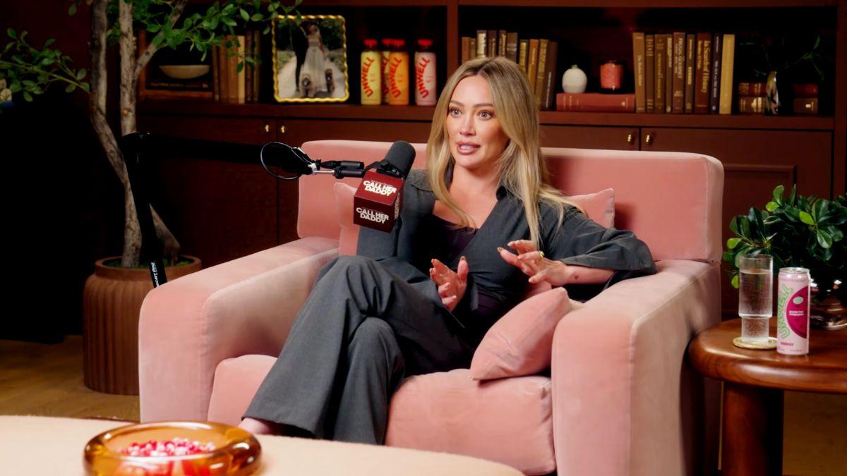 Image of Hilary Duff's husband made fun of Ashley Tisdale's essay.