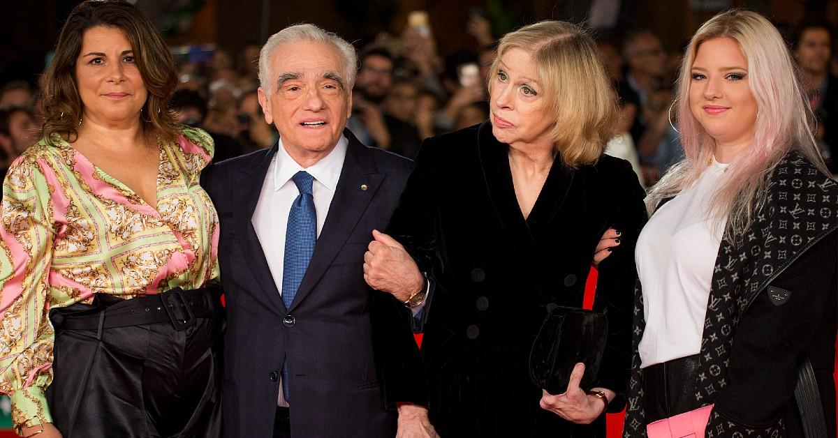 image of Martin Scorsese is around his family more. 