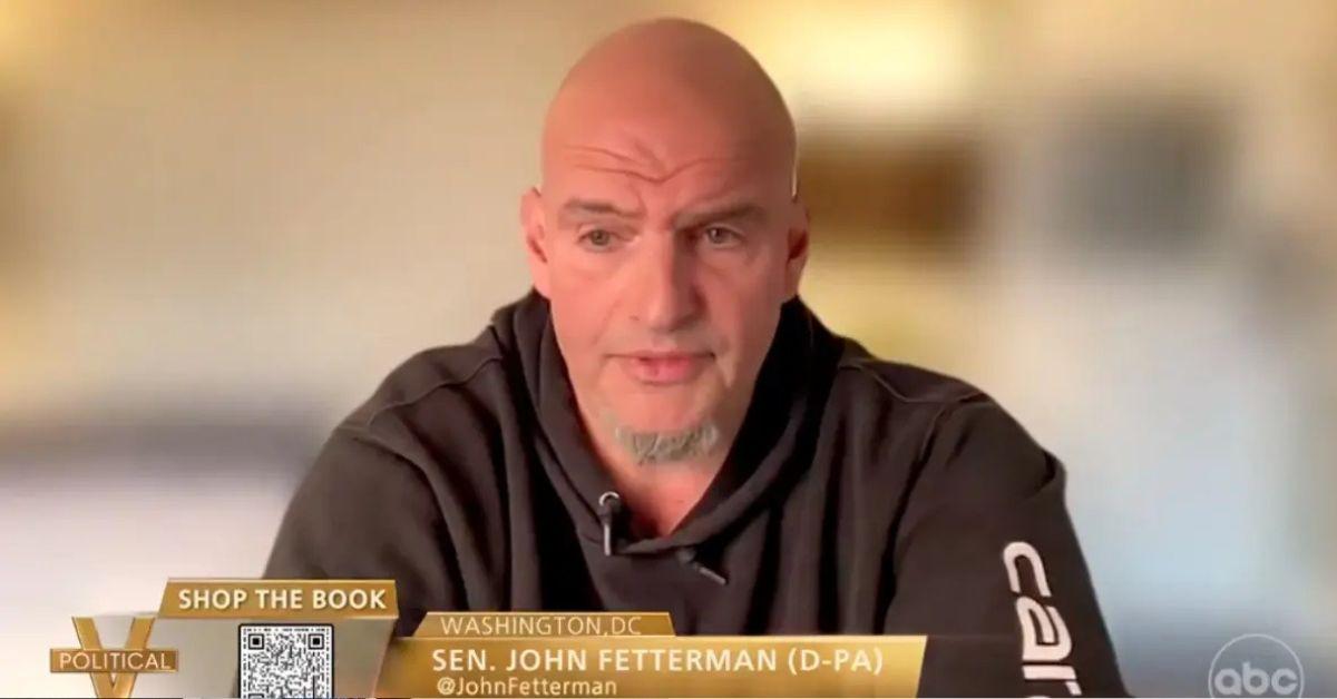 Photo of John Fetterman appeared on 'The View' on Tuesday, November 11.