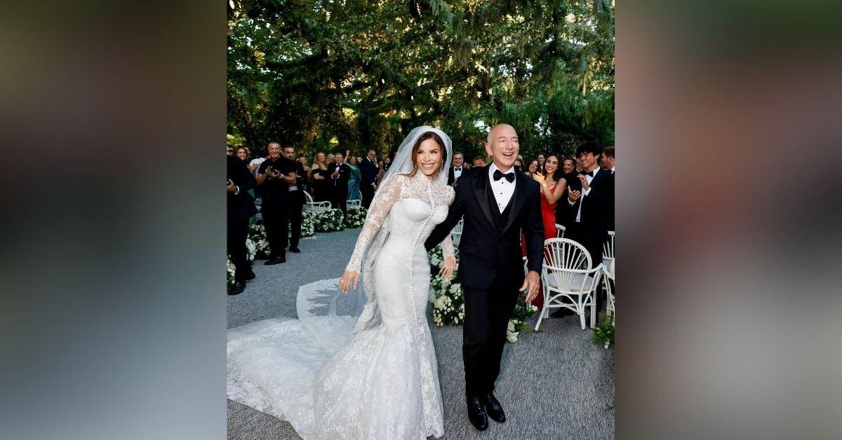 jeff bezos wedding kris jenner moment