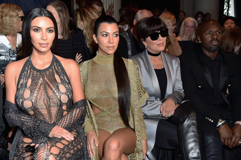 kim kardashian naked nude balmain paris fashion