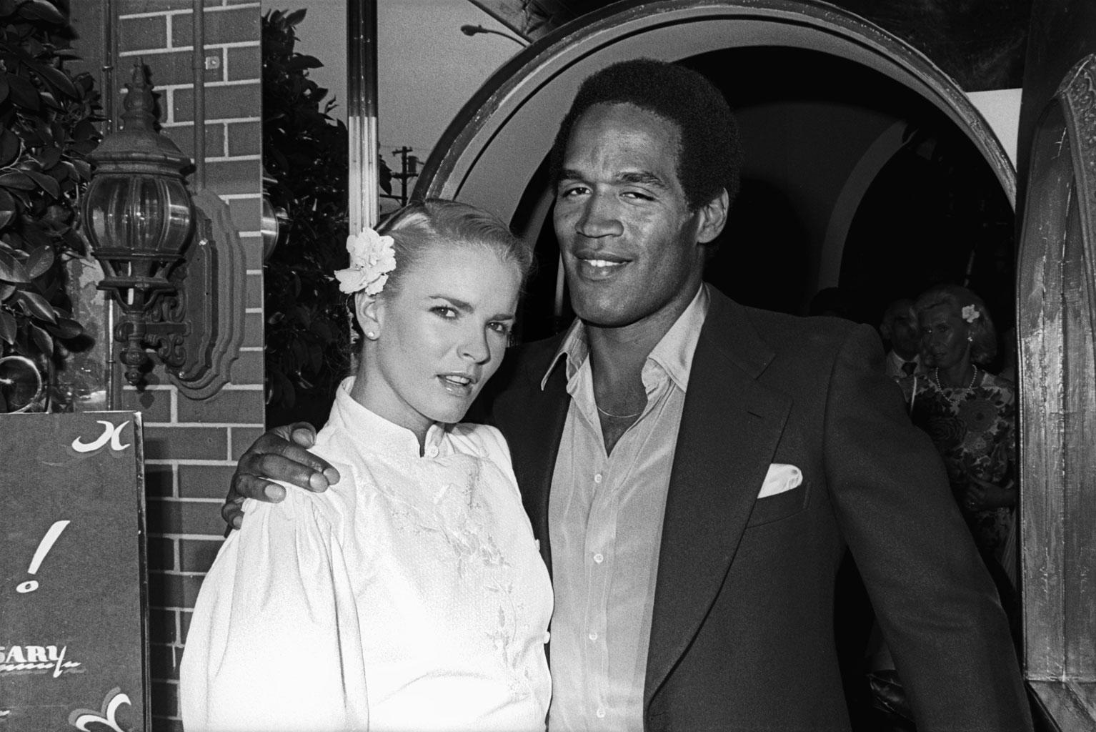 Nicole Brown and OJ Simpson