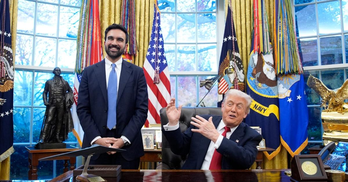 Image of Donald Trump told Zohran Mamdani it was 'OK' for him to admit he still thinks the president is a 'fascist.'