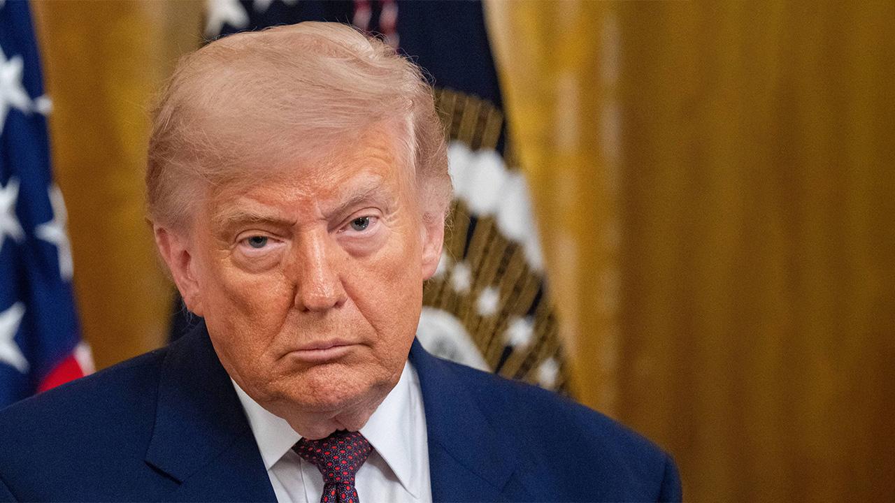 Image of Donald Trump's hecklers demanded the release of the Jeffrey Epstein files.