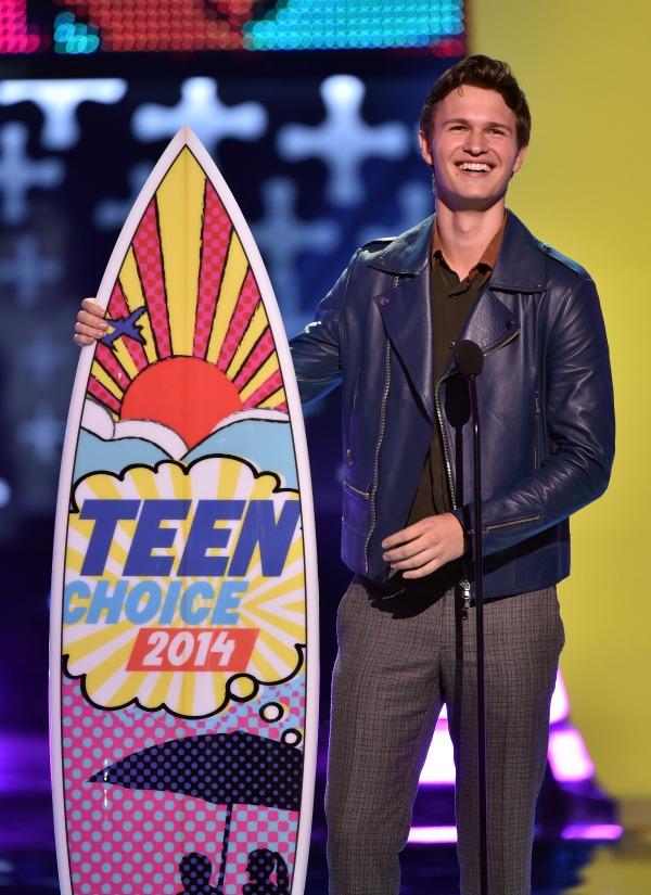 Ansel Elgort at the Teen Choice Awards