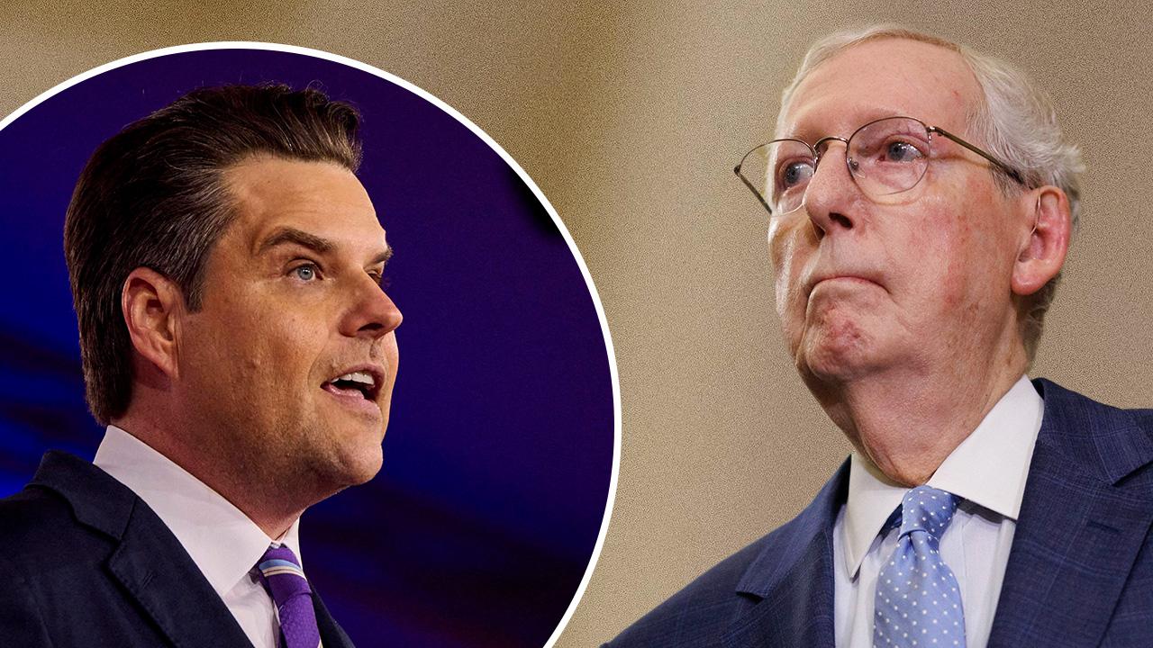 photo of 'Mitch McConnell will be wheeled in and out of the votes needed to stop the Trump agenda,' Matt Gaetz said.