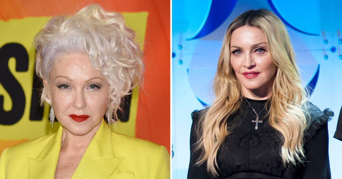 cyndi lauper sad didnt like pitted against madonna