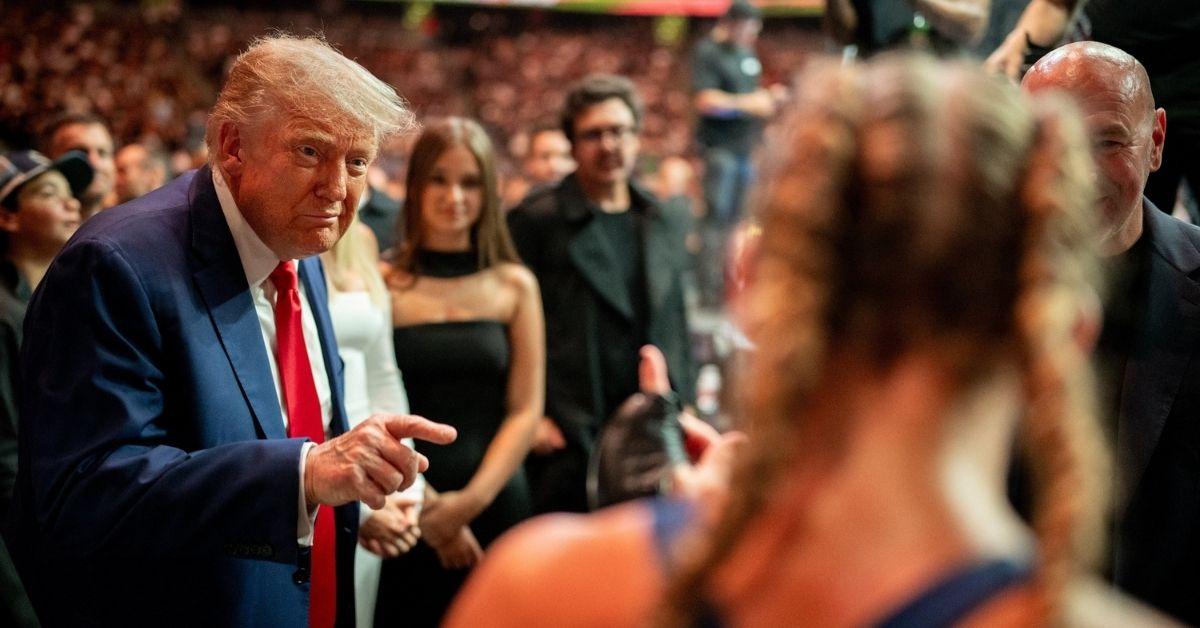 image of Donald Trump praised Dana White, calling him a friend and visionary for the UFC brand.