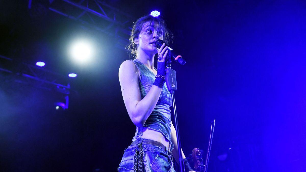 image of Her work blends alternative, indie and dark pop music and frequently focuses on themes of women's empowerment.