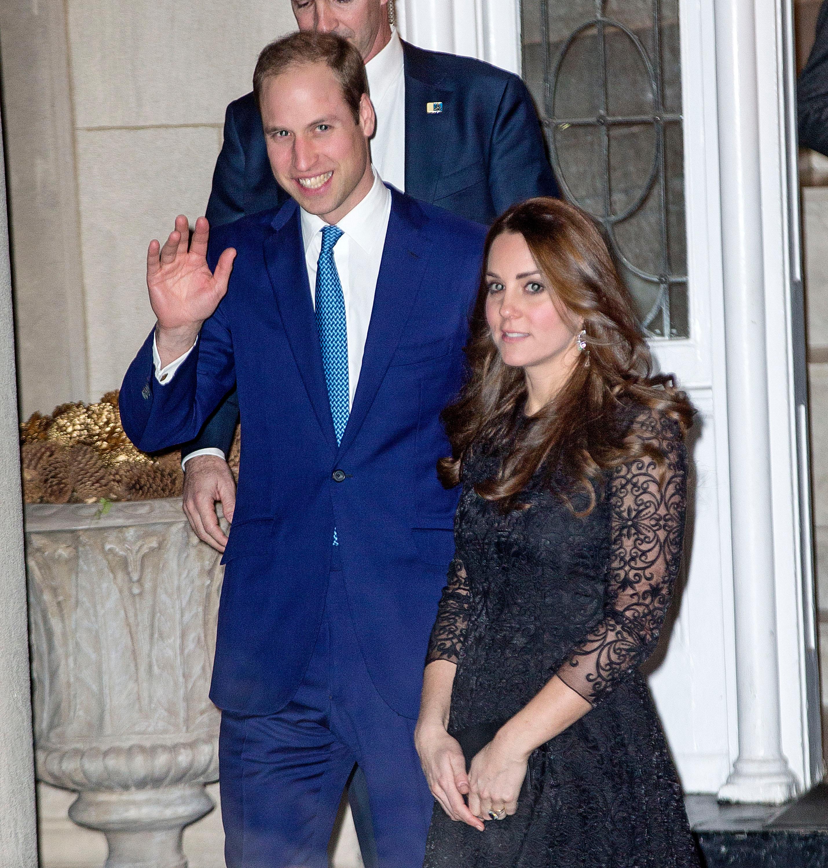 Prince William and Catherine Middleton, The Duke and Duchess of Cambridge, go to dinner in Gramercy Park in NYC