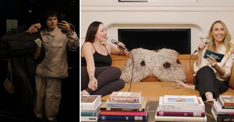 Photo of Noah Cyrus and Pinkus and a picture of Noah Cyrus with Tish Cyrus