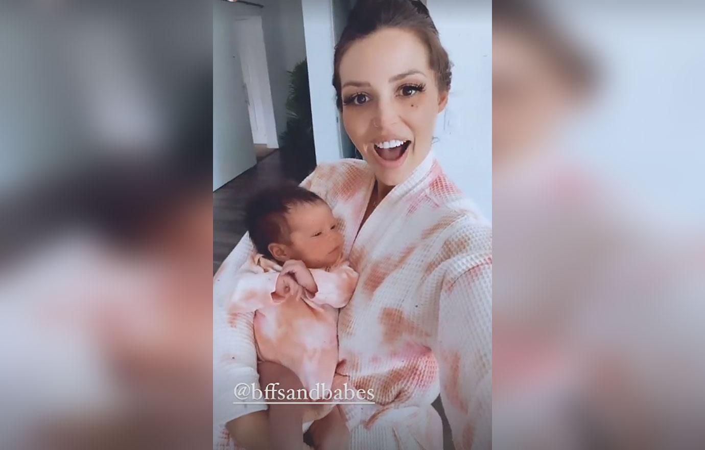 scheana shay and baby summer match in bffs and babes