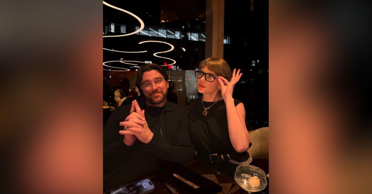 image of Taylor Swift is engaged to Travis Kelce.