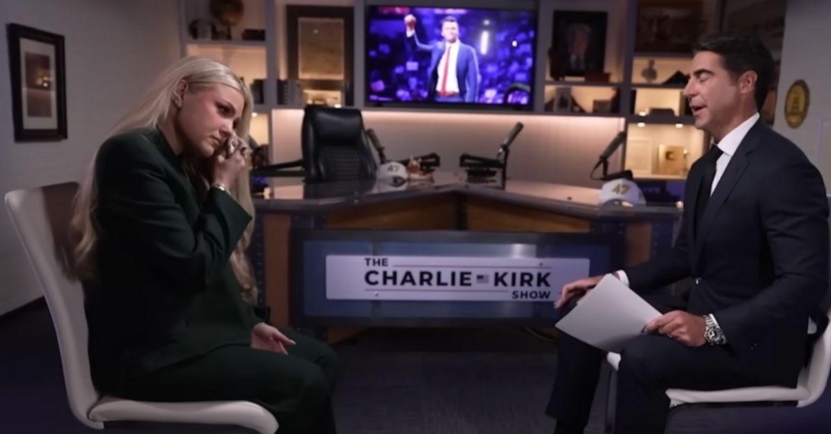 image of The mom-of-two remains devoted to honoring Charlie Kirk’s legacy and comforting their two young children.