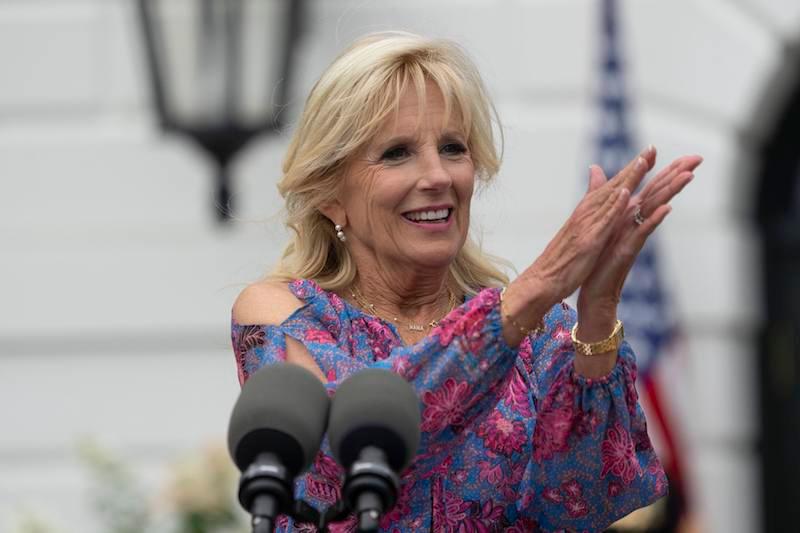 Jill Biden Reacts To Heckler Calling Joe Biden The 'Worst President'