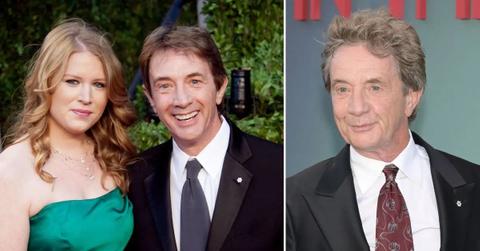 Split photo of Martin Short and Katherine Short.