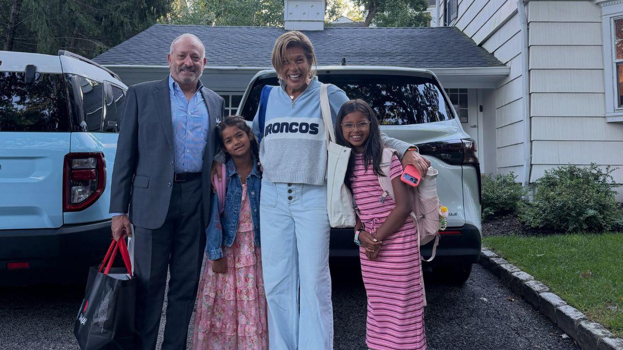 Image of Hoda Kotb became a mom when she adopted Haley in 2017 before welcoming Hope to the family in 2019.