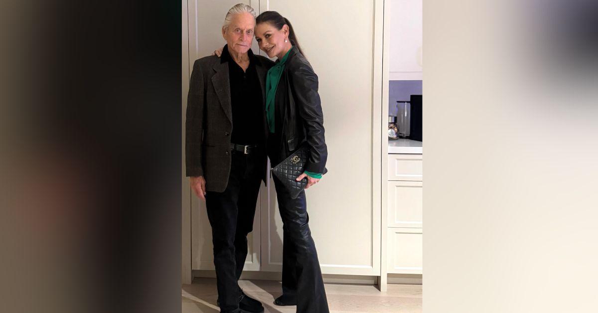 Image of Catherine Zeta-Jones and Michael Douglas' kids no longer live with them.