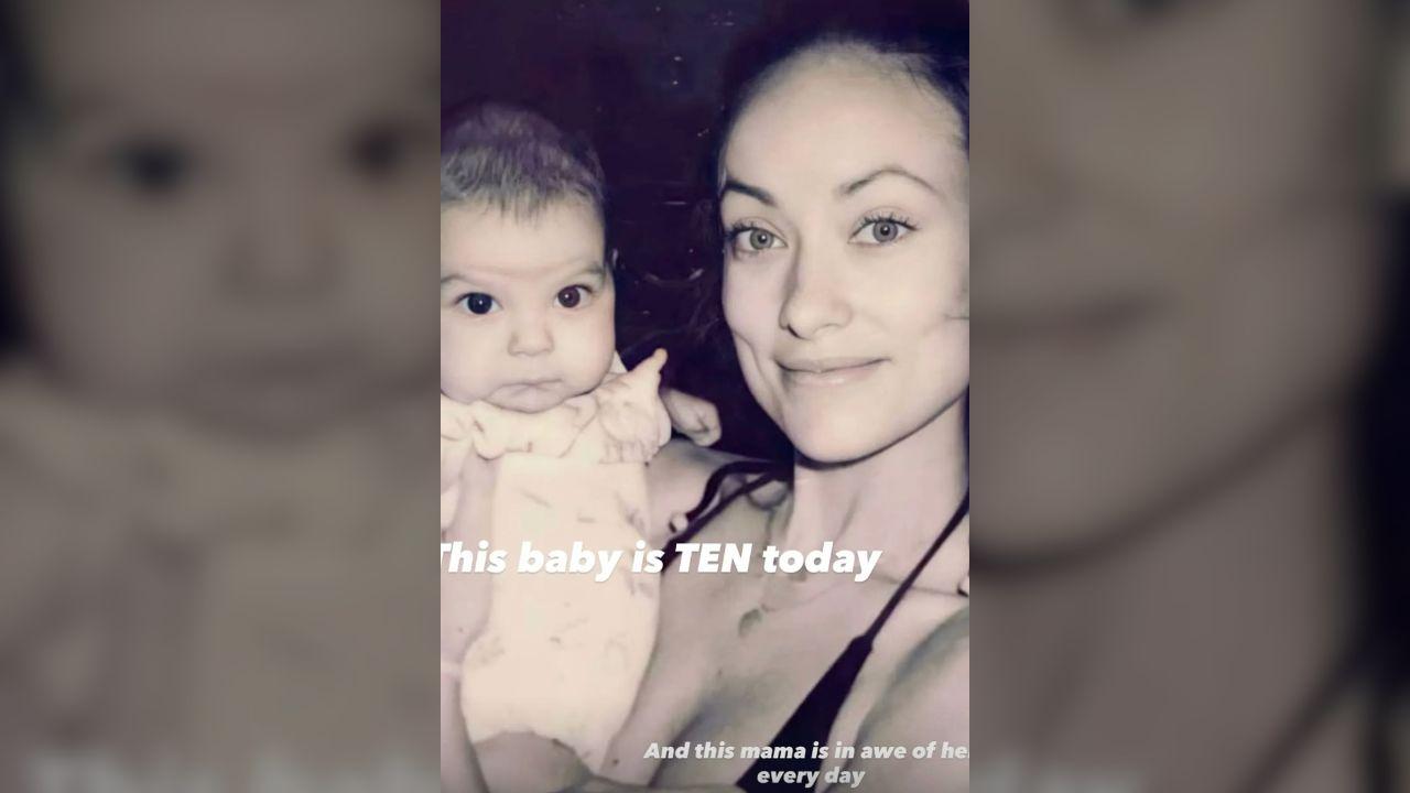 Photo of Olivia Wilde shared a baby pic of Daisy.